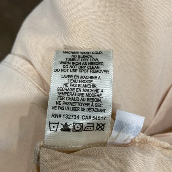 bella dahl XS Hi Lo Button Down Shirt light beige - Picture 8 of 8